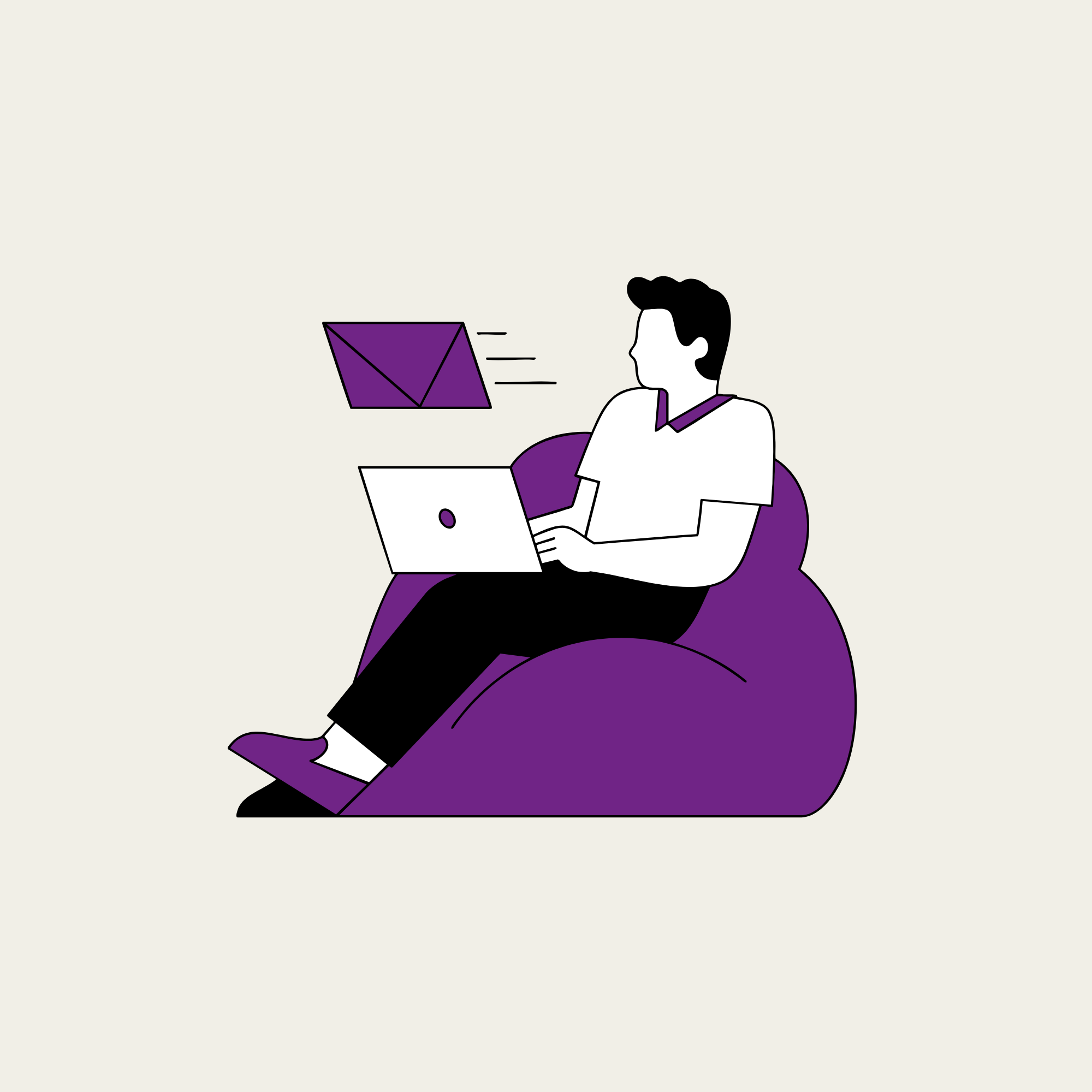 A specialist sending a targeted cold email